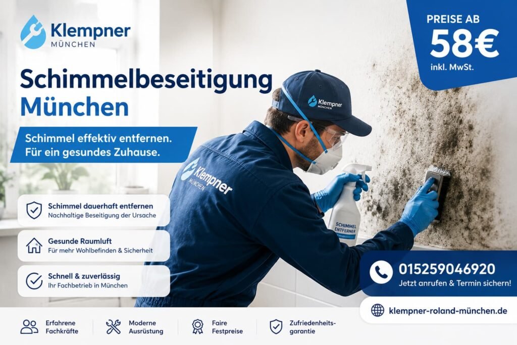 "Experte bei der Sanierung von Wandschäden in einem Wohnraum in München.