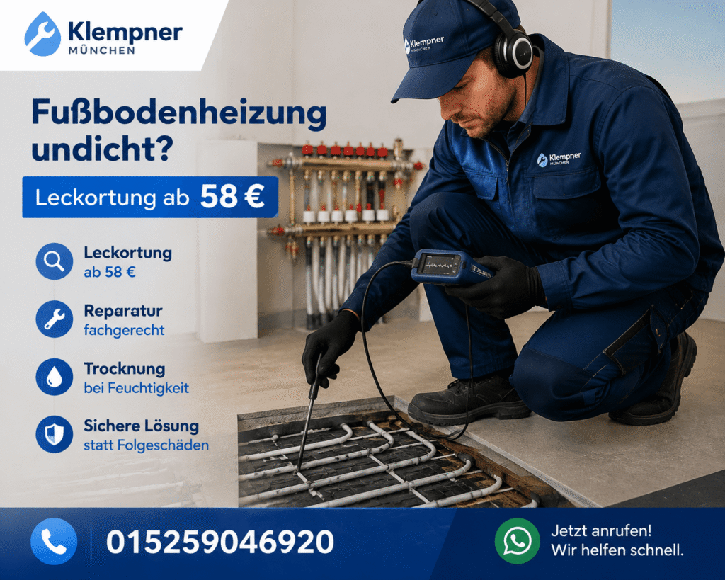 Fachmann prüft Heizsystem mit moderner Messtechnik zur Schadensanalyse.