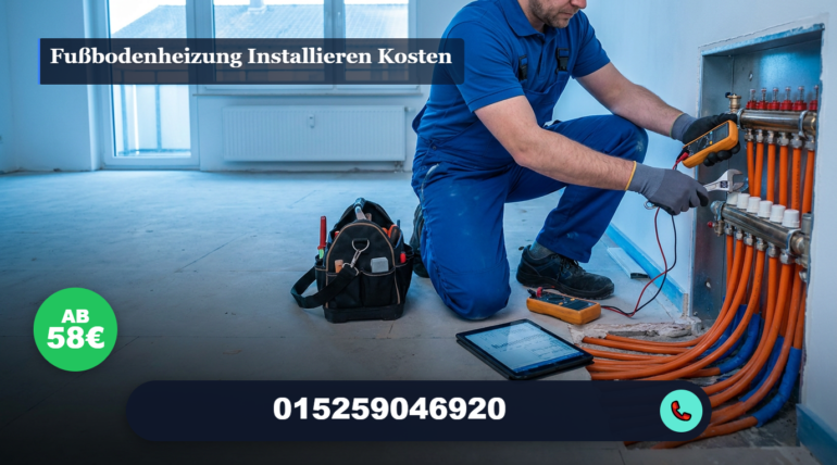 fußbodenheizung installieren kosten