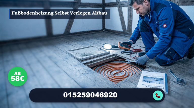 fußbodenheizung selbst verlegen altbau