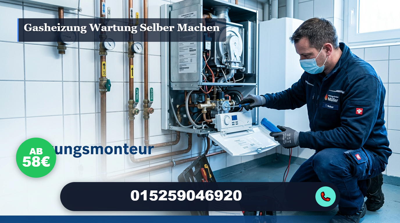 gasheizung wartung selber machen
