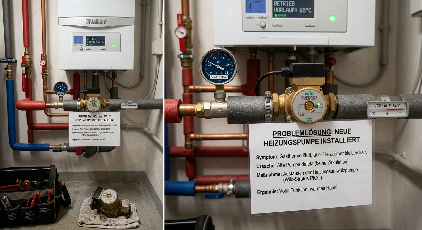 gastherme läuft aber heizung wird nicht warm gastherme läuft aber heizung wird nicht warm