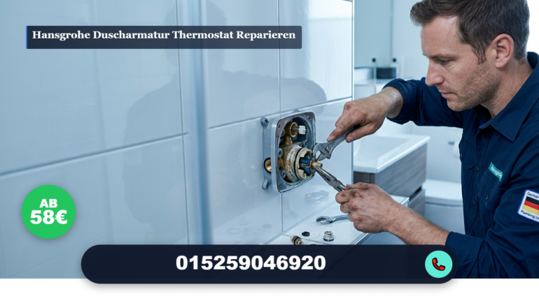 hansgrohe duscharmatur thermostat reparieren