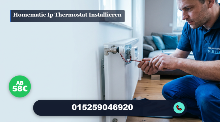 homematic ip thermostat installieren