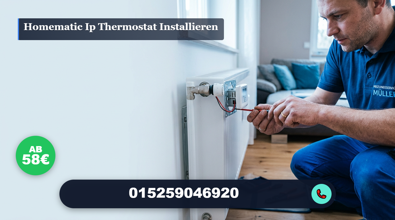 homematic ip thermostat installieren