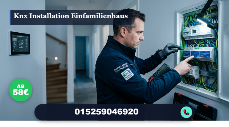 knx installation einfamilienhaus
