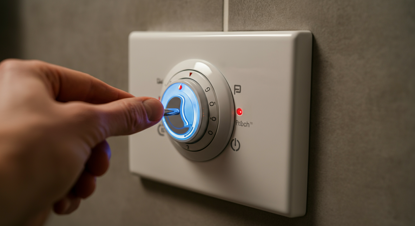 thermostat heizung wechseln digital(