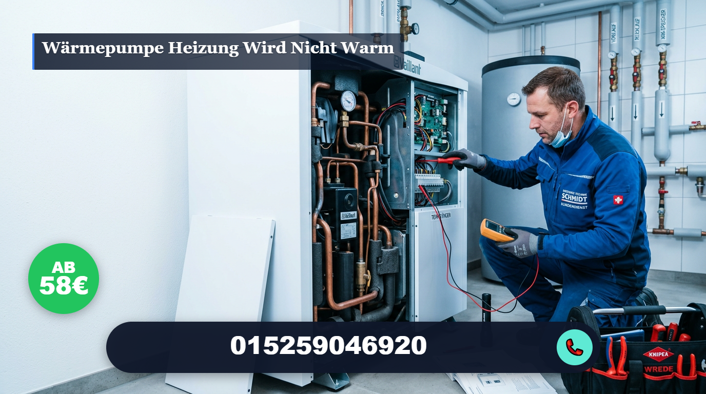 wärmepumpe heizung wird nicht warm