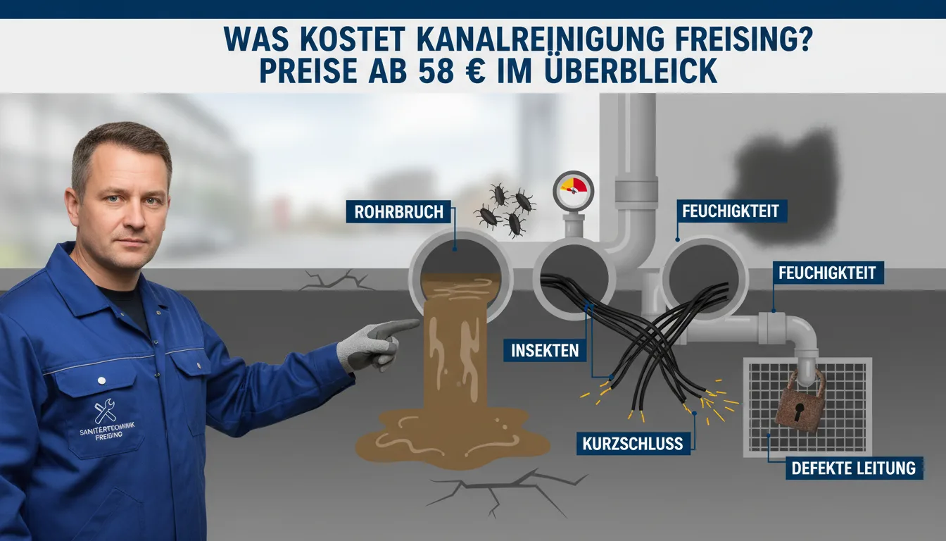 kanalreinigung freising – Problem