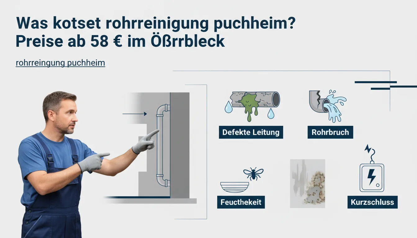 rohrreinigung puchheim – Problem