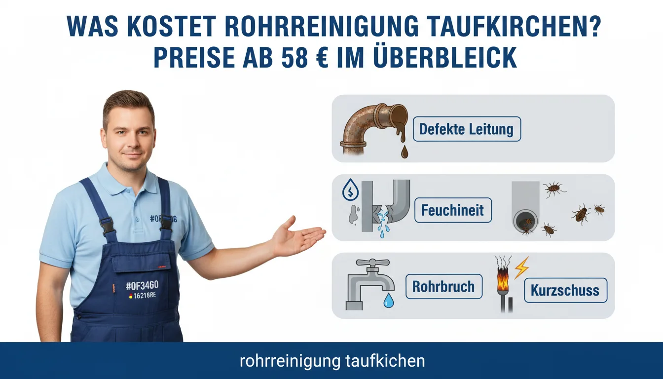 rohrreinigung taufkirchen – Problem