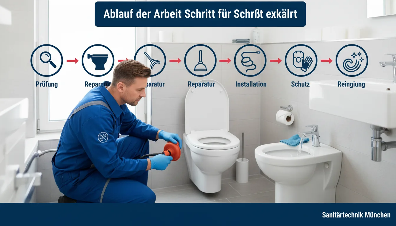 WC verstopft München – Lösung