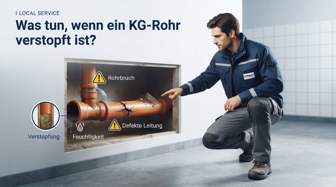 kg rohr verstopft – Problem