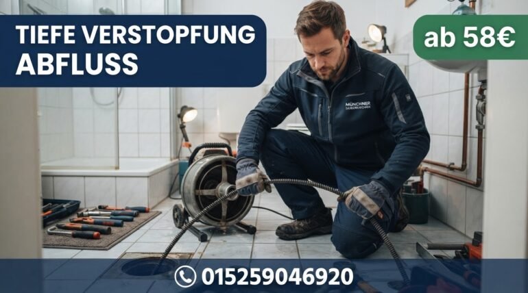 tiefe verstopfung abfluss