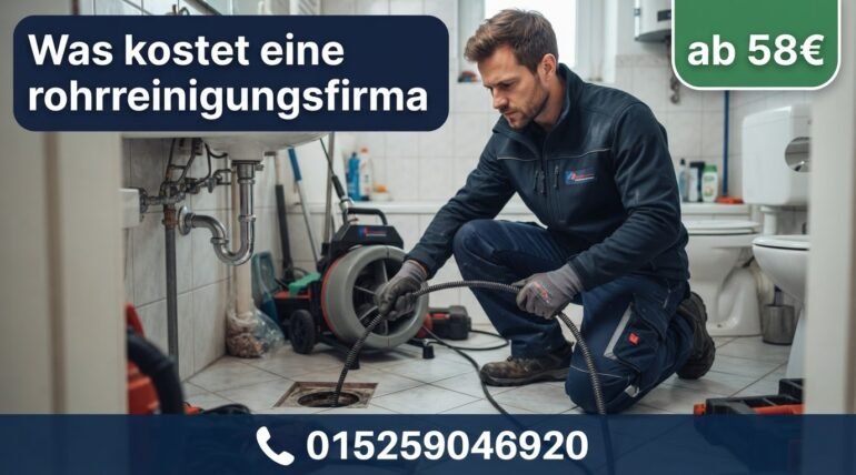 was kostet eine rohrreinigungsfirma