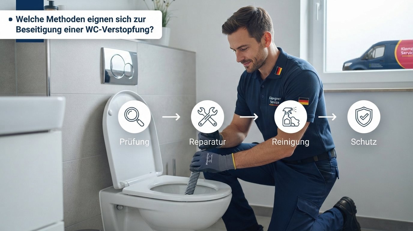 wc verstopft klempner – Lösung